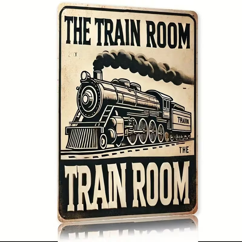 Sign "The Train Room" ALL Scale
