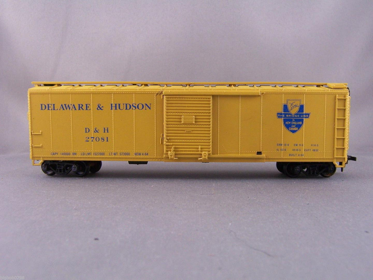 Bev-Bel 570-2 50' Single Door Boxcar D&H Delaware & Hudson "Bridge Line" #27081 HO Scale