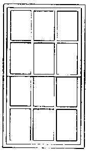 Image for 300-3718 Wndw DH 12-Pane 42x72" 4/