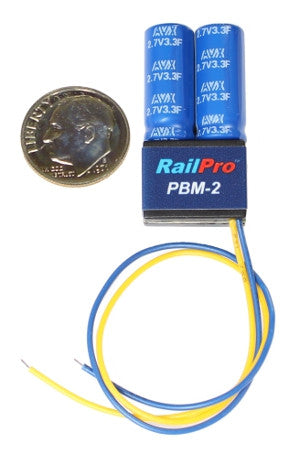 PBM-2 Ring Engineering / RailPro PBM-2 Power Backup Module (Scale=HO & S) YANKEEDABBLER Part # = 634-PBM-2