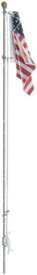 Woodland Scenics 5950 Small US Flag Pole - Just Plug(TM) (SCALE=ALL)  Part # 785-5950