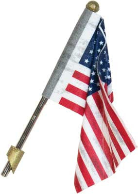 Woodland Scenics 5954 Medium Wall Mount US Flag - Just Plug(TM) (SCALE=ALL) Part # 785-5954
