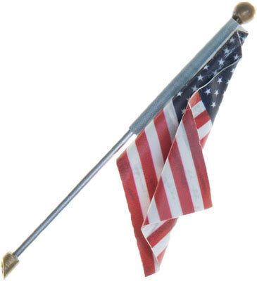 Woodland Scenics 5955 Large Wall Mount US Flag - Just Plug(TM) (SCALE=ALL)  Part # 785-5955