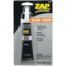 Zap PT12  ZAP GOO is an excellent adhesive (Scale=ALL) Part # 66-PT12