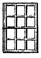 Image for 300-5009 Wndw DH 12-Pane 36x56" 8/