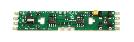 852002 Soundtraxx /  MC2H104AT - DCC Mobile Decoder, 74mm x 17mm x 3m (SCALE=HO) Part # = 678-852002