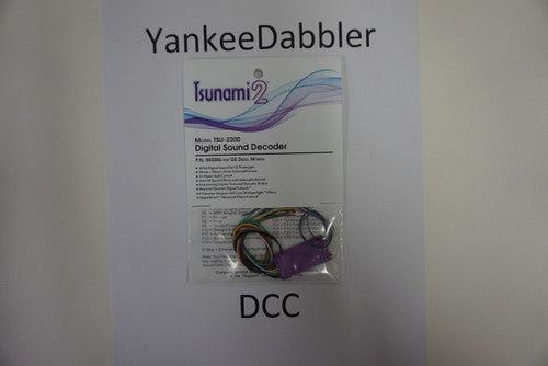 885006 Soundtraxx / Tsunami 2 Diesel GE Set, 6-Function, Universal TSU-2200 (2 Amp) Digital Sound Decoders   (Scale=HO)  Part # = 678-885006