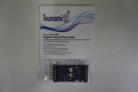 885019 Soundtraxx / Tsunami 2 Diesel ALCO Set, 6-Function, Universal (4 Amp) Digital Sound Decoders    (Scale=HO) Part # = 678-885019