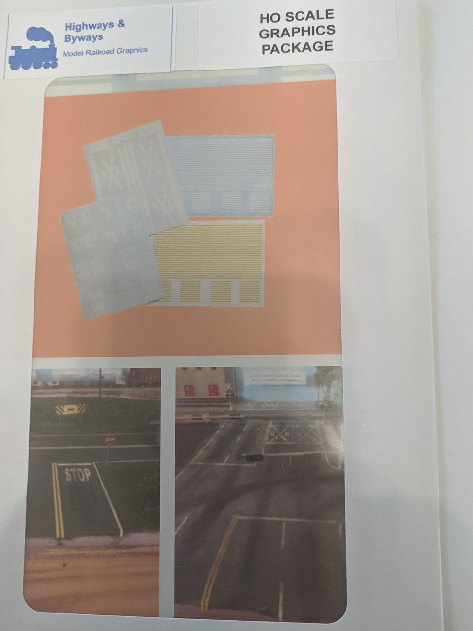 70-1234 Highways & Byways Graphics DECALS (SCALE=HO) Part # 70-1234