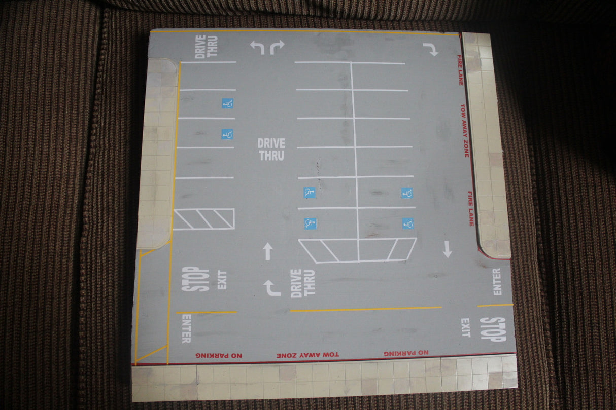 70-123456 "HO" Highways & Byways Retail Parking Graphics DECAL Set of 6 (SCALE=HO) Part # 70-123456