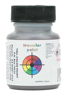 True Color Paint 878 Flat Brushable Color Acrylic Paints - 1oz 29.6mL -- Brown Leather Part # 709-878