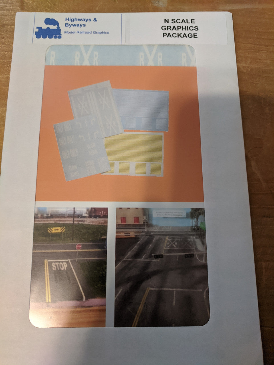 71-1234 Highways & Byways Graphics DECALS (SCALE=N) Part # 71-1234