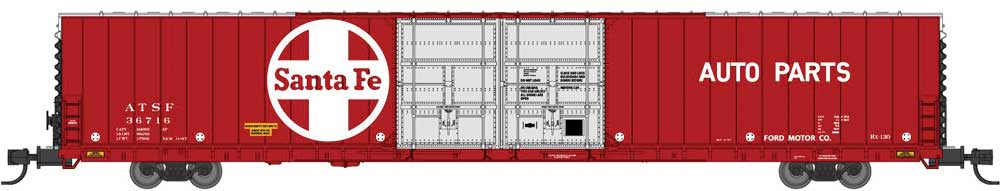 Image for 188-86820 86'DD Box ATSF 36716