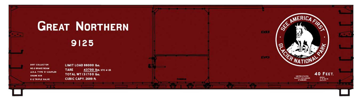 Image for 112-81921 40'Wood Box GN