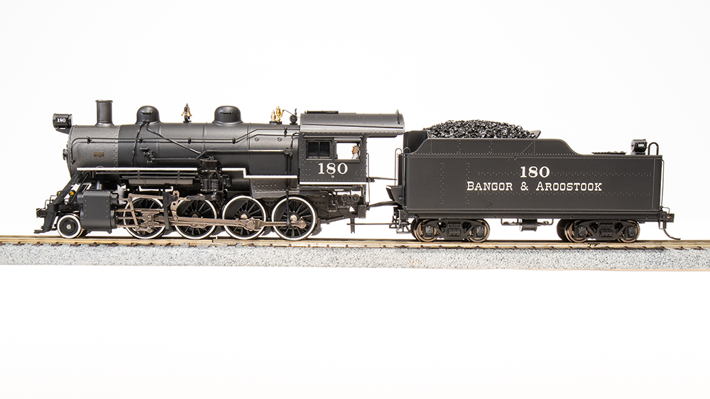 BLI 7322 2-8-0 Consolidation, BAR Bangor & Aroostook #180, Paragon4 SOUND & DCC HO Scale