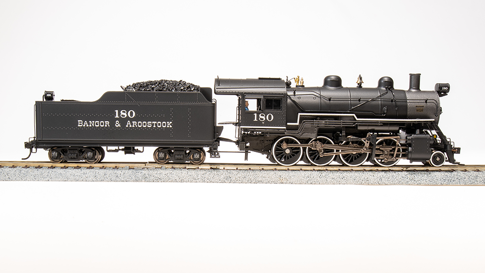 BLI 7322 2-8-0 Consolidation, BAR Bangor & Aroostook #180, Paragon4 SOUND & DCC HO Scale