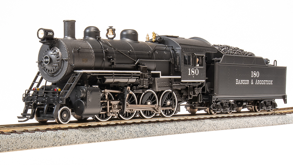BLI 7322 2-8-0 Consolidation, BAR Bangor & Aroostook #180, Paragon4 SOUND & DCC HO Scale