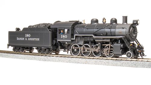 BLI 7322 2-8-0 Consolidation, BAR Bangor & Aroostook #180, Paragon4 SOUND & DCC HO Scale