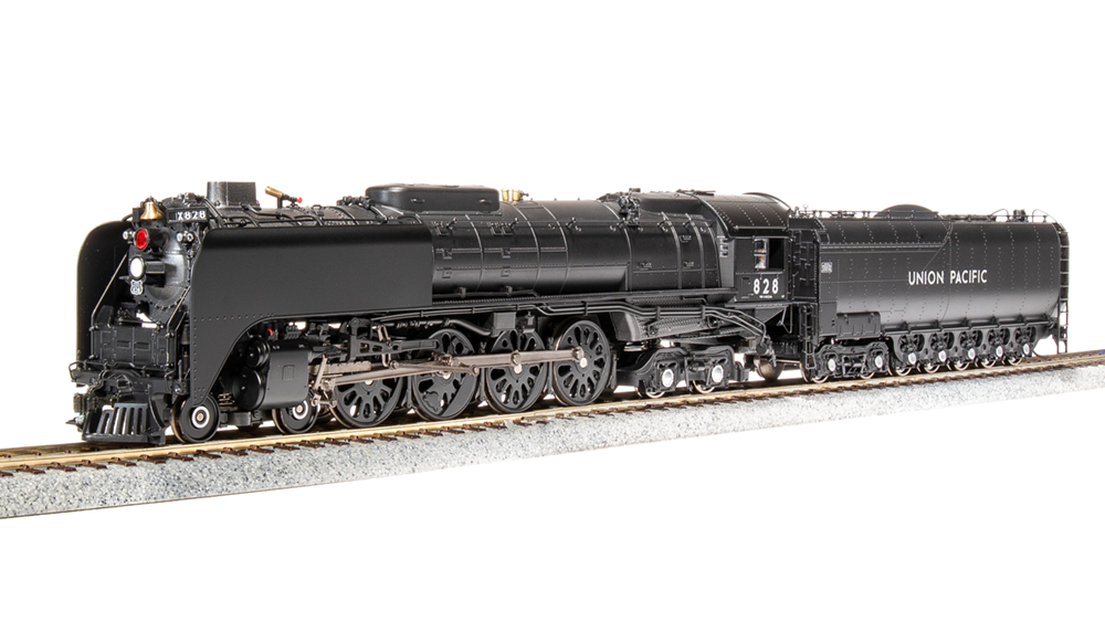 BLI 7362 4-8-4, Class FEF-2, UP Union Pacific #828, Black & Graphite, Paragon4 Sound & DCC, Smoke, HO Scale