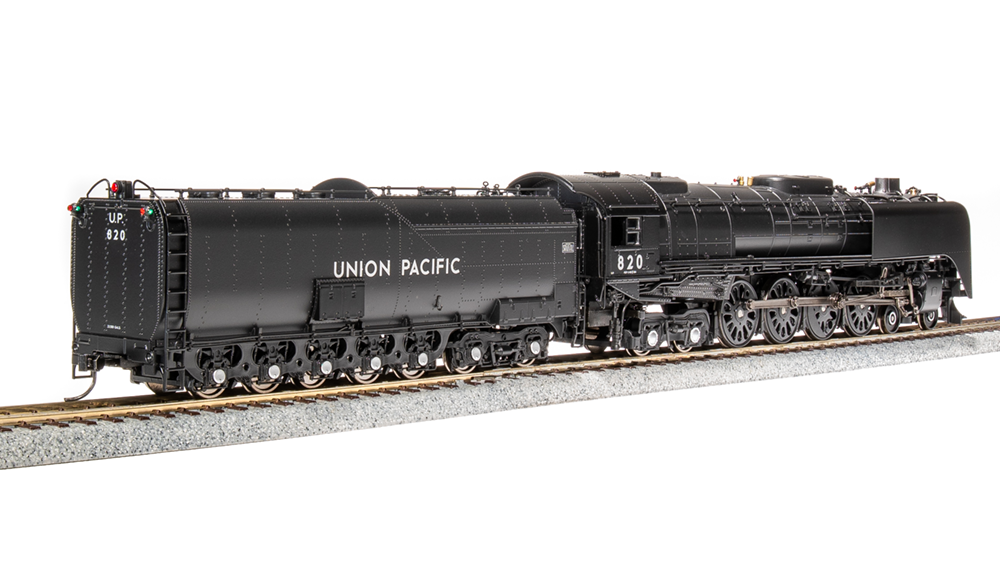 BLI 7363 4-8-4, Class FEF-2, UP Union Pacific #820, Black & Graphite, Paragon4 Sound & DCC, Smoke, HO Scale