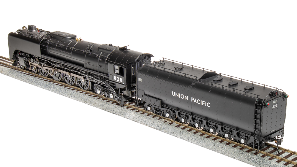 BLI 7363 4-8-4, Class FEF-2, UP Union Pacific #820, Black & Graphite, Paragon4 Sound & DCC, Smoke, HO Scale