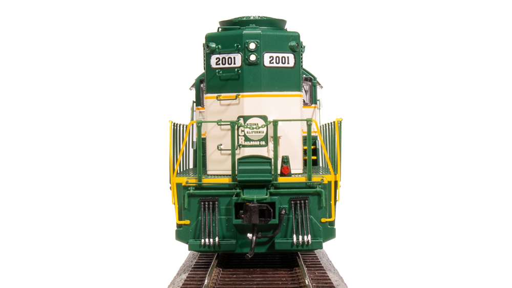 BLI 7450 GP20 ARZC Arizona & California #2001, Green/Cream/Yellow Paragon 4 w/Sound & DCC HO Scale Broadway Limited