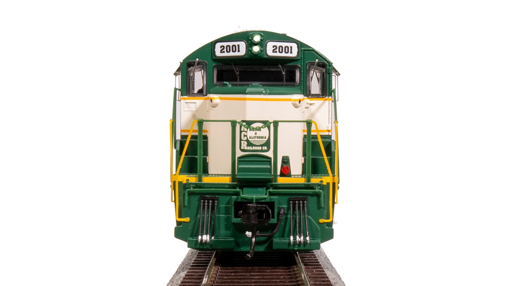 BLI 7450 GP20 ARZC Arizona & California #2001, Green/Cream/Yellow Paragon 4 w/Sound & DCC HO Scale Broadway Limited