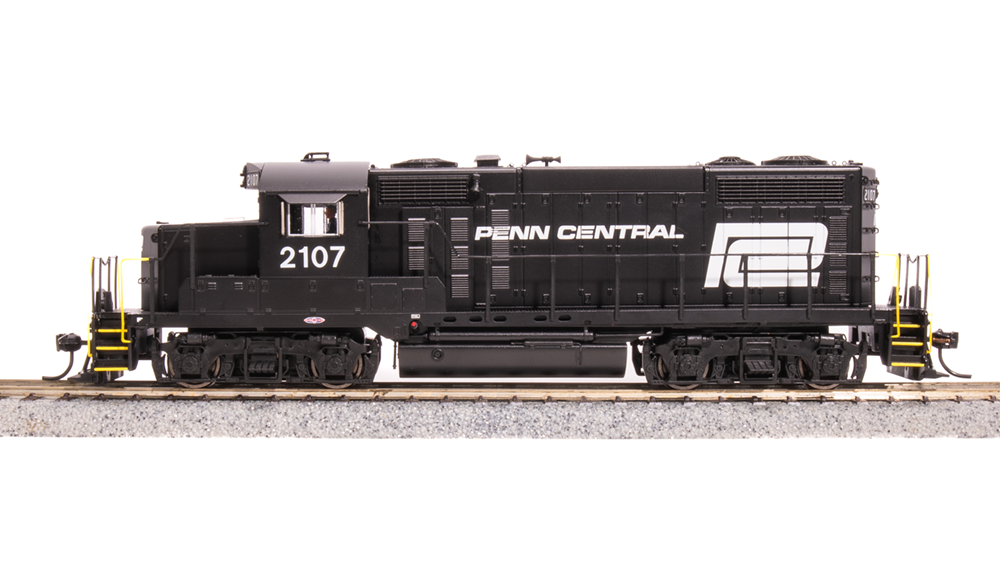BLI 7459c GP20 PC Penn Central #2111, Black w/ White Paragon 4 w/Sound & DCC HO Scale Broadway Limited