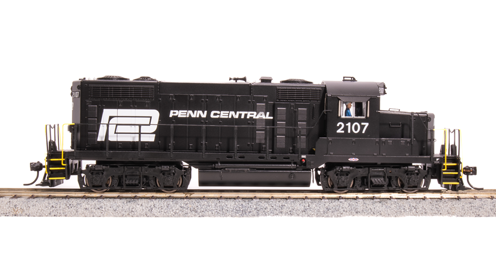 BLI 7459c GP20 PC Penn Central #2111, Black w/ White Paragon 4 w/Sound & DCC HO Scale Broadway Limited
