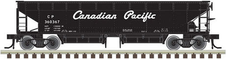 Atlas 20004558 70-Ton Hart Ballast Car - Canadian Pacific #360367 (black, Script Lettering) HO Scale