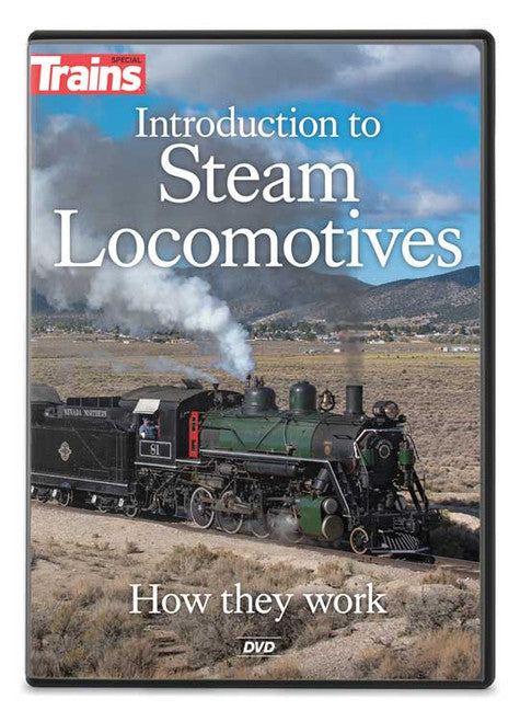 Kalmbach Publishing Co 16115 Introduction to Steam Locomotives DVD -- 90 Minutes