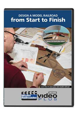 Kalmbach Publishing Co 15368 Design a Model Railroad from Start to Finish DVD -- 2 Hours, 3 Minutes