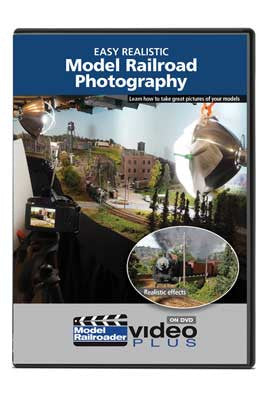 Kalmbach Publishing Co  15365 Easy Realistic Model Railroad Photography DVD -- 1 Hour