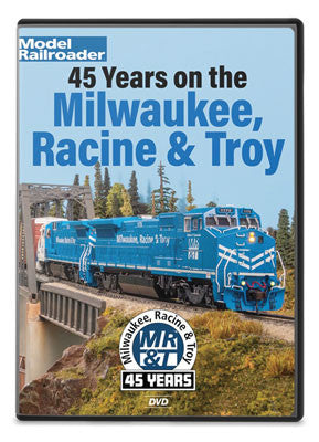 Kalmbach Publishing Co 15375 45 Years on the Milwaukee, Racine & Troy DVD -- 1 Hour, 23 Minutes