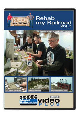 Kalmbach Publishing Co 15373 Rehab My Railroad DVD -- Volume 5, Part 2