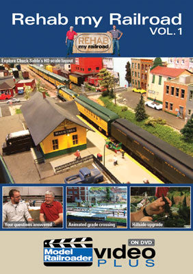 Kalmbach Publishing Co 15307 Rehab My Railroad DVD -- Volume 1 (59 Minutes)