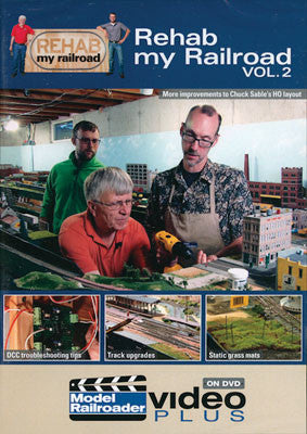 Kalmbach Publishing Co 15313 Rehab my Railroad DVD -- Volume 2 (1 Hour, 28 Minutes)