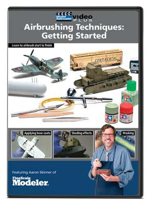 Kalmbach Publishing Co 15347 Airbrushing Techniques: Getting Started -- 1 Hour, 30 minutes