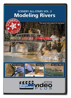 Kalmbach Publishing Co  15350 Scenery All-Stars DVD -- Volume 2: Modeling Rivers