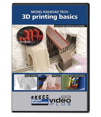 Kalmbach Publishing Co  15355 Model Railroad Tech: 3D Printing Basics - Model Railroader Video Plus DVD -- 1 hour 13 minutes
