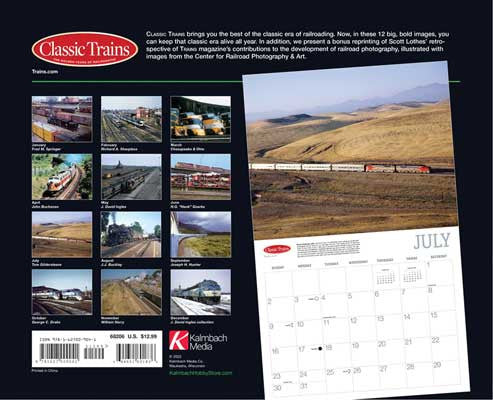 Kalmbach Publishing Co  68206 2023 Calendar -- Classic Trains Magazine