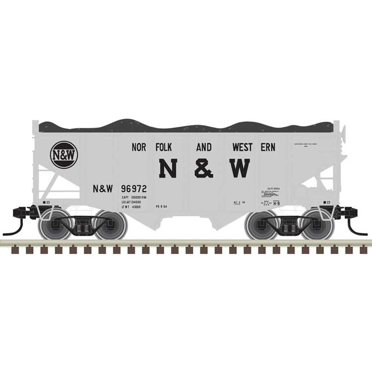 Image for 150-50007297 55T Coal Hopp N&W 96964