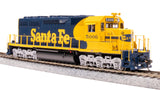 BLI 7630 EMD SD40, ATSF 5006, BLUE/YELLOW WARBONNET Paragon 4 w/Sound & DCC HO Scale Broadway Limited