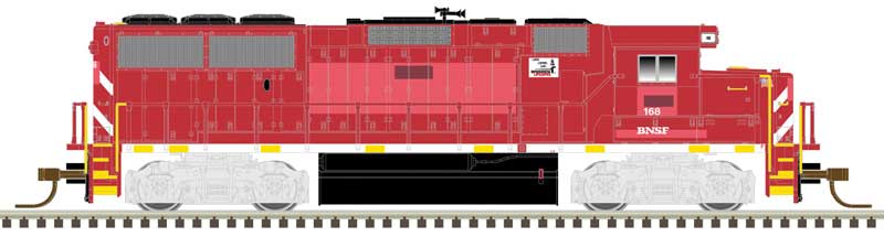 Image for 150-40004933 GP60 DCC BNSF RAIL 168