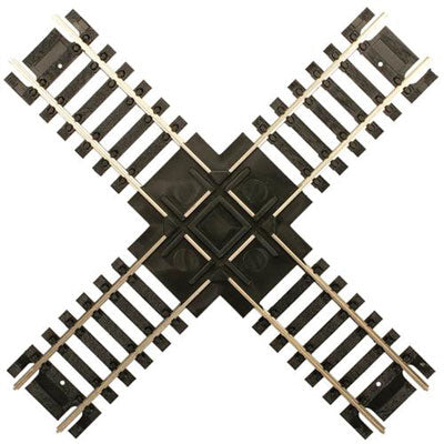 176 ATLAS Crossing 90-Degrees - 6" 15.2cm, Black Ties Code 100 HO Scale