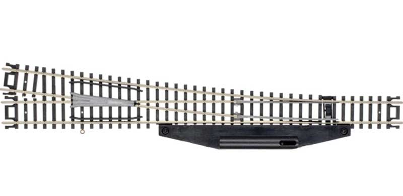 2717 Atlas Left Hand Code 80 No. 8 Manual Turnout (Switch) N Scale