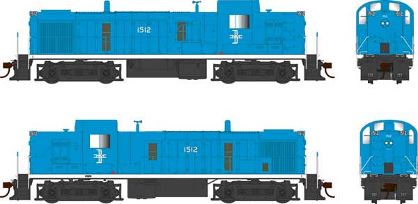 Bowser 25192 Alco RS3 Phase 3 B&M Boston & Maine #1519 w/LokSound & DCC HO Scale