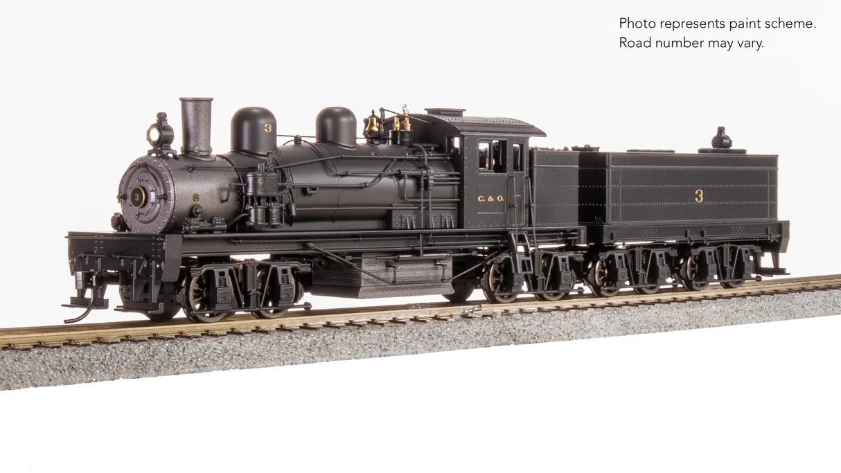 BLI 7812 Class D 4-truck Shay, C&O #8, Paragon4 Sound/DC/DCC, Smoke, HO Scale