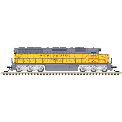 Atlas 40006027 EMD SD45 High Nose - Sound and DCC - Master(R) Gold -- Union Pacific #3626 (Armour Yellow, gray, red) N Scale