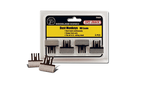 Woodland Scenics 4571 Dust Monkeys HO Package of 4 (SCALE=HO) Part # 785-4571